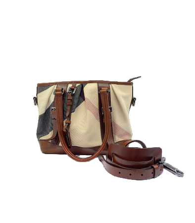 Burberry Tricolor Mega Check Lowry Tote Bag-handbag-Burberry-The Closet Egypt