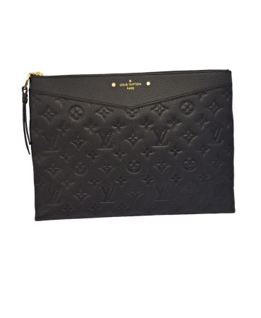 Louis Vuitton Black Empreinte Daily Pouch-Pouch-Louis Vuitton-The Closet Egypt