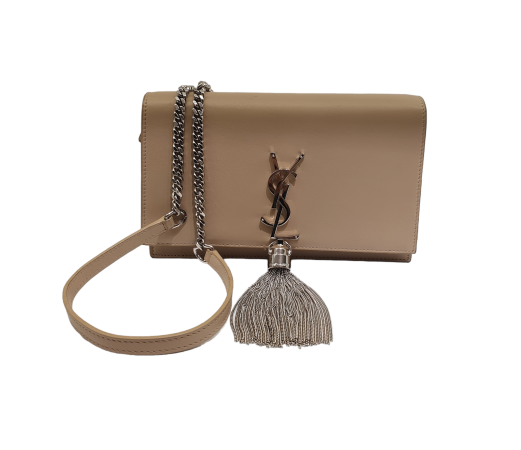 YSL Beige Kate Tassel Small Wallet on Chain-Wallet Chain-YSL-The Closet Egypt