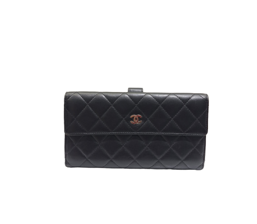 Chanel Black CC Flap Wallet-wallet-Chanel-The Closet Egypt