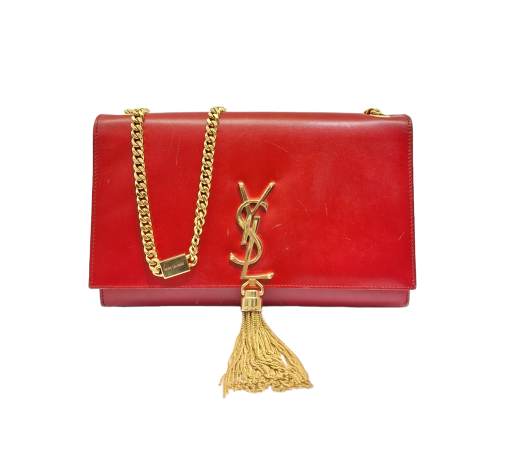 YSL Red Kate Tassel Small Bag-handbag-YSL-The Closet Egypt
