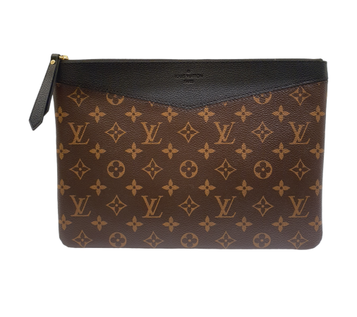 Louis Vuitton Monogram Black Daily Pouch-Pouch-Louis Vuitton-The Closet Egypt