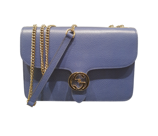 Gucci Blue Interlocking Medium Bag-handbag-Gucci-The Closet Egypt