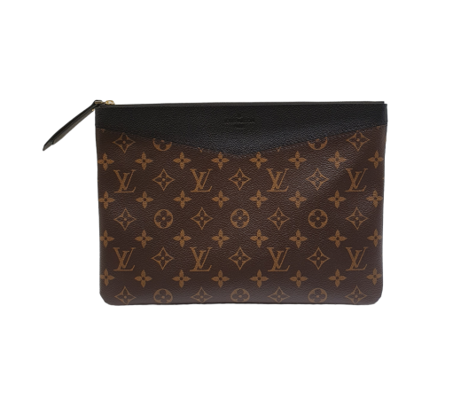 Louis Vuitton Monogram Black Daily Pouch-Pouch-Louis Vuitton-The Closet Egypt