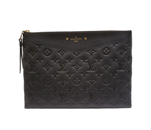Louis Vuitton Black Monogram Empreinte Daily Pouch-Pouch-Louis Vuitton-The Closet Egypt