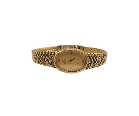 Omega Gold Plated De Ville Round Watch-Watch-Omega-The Closet Egypt