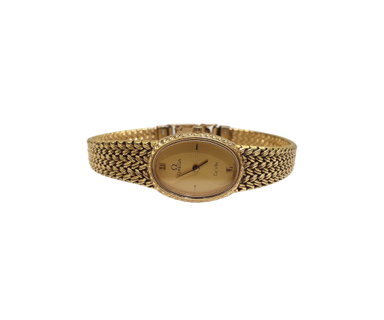 Omega Gold Plated De Ville Round Watch