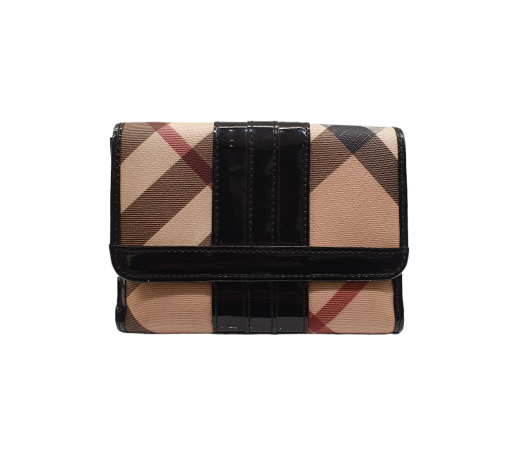 Burberry Bicolor House Check Wallet-wallet-Burberry-The Closet Egypt