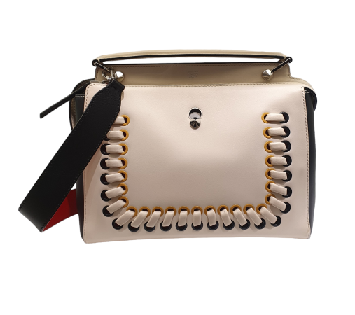 Fendi Bicolor Dotcom 2 Way Tote Bag-handbag-Fendi-The Closet Egypt