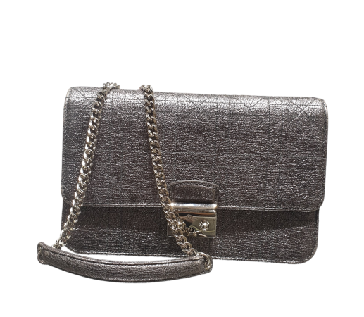Christian Dior Metallic Grey Miss Dior WOC-Wallet Chain-Christian Dior-The Closet Egypt