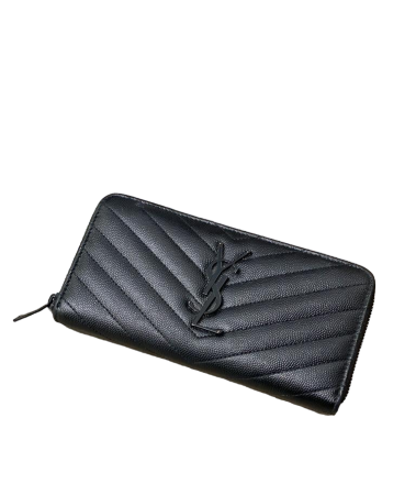 YSL Black Wallet-wallet-YSL-The Closet Egypt