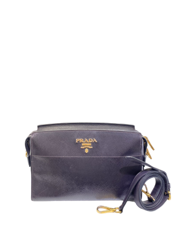Prada Blue City Bag-handbag-Prada-The Closet Egypt