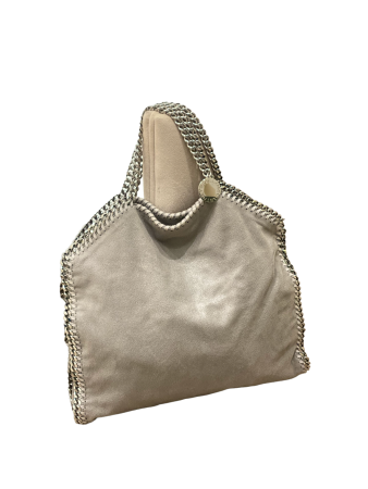 Stella Mccartney Grey Falabella Medium Three Chain Bag-handbag-Stella Mccartney-The Closet Egypt