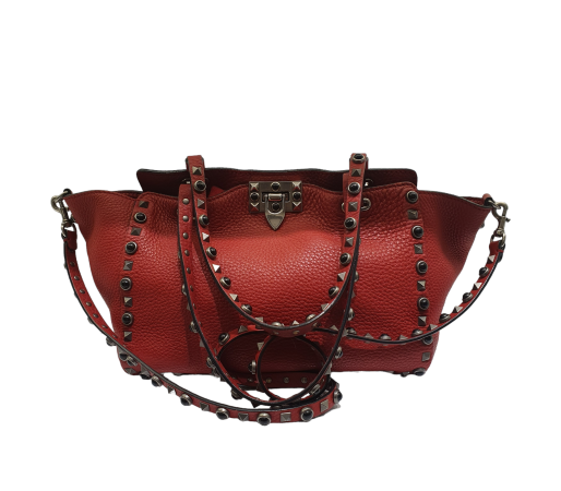 Valentino Red Rockstud Bag-handbag-Valentino-The Closet Egypt