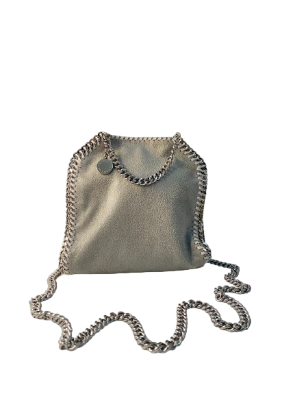 Stella Mccartney Grey Falabella Tiny Bag-handbag-Stella Mccartney-The Closet Egypt
