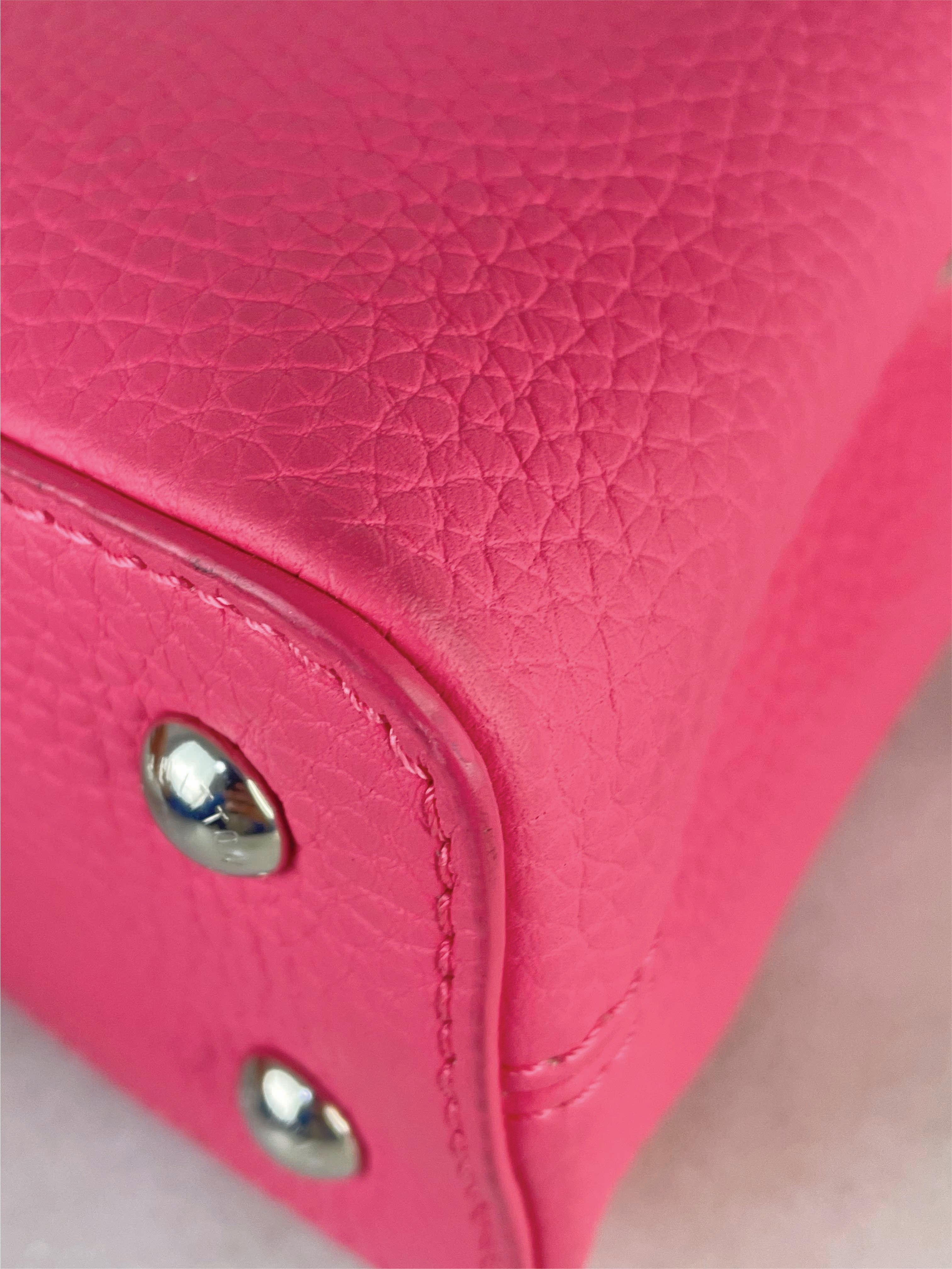 Louis Vuitton Hot Pink Capucines Mini Bag
