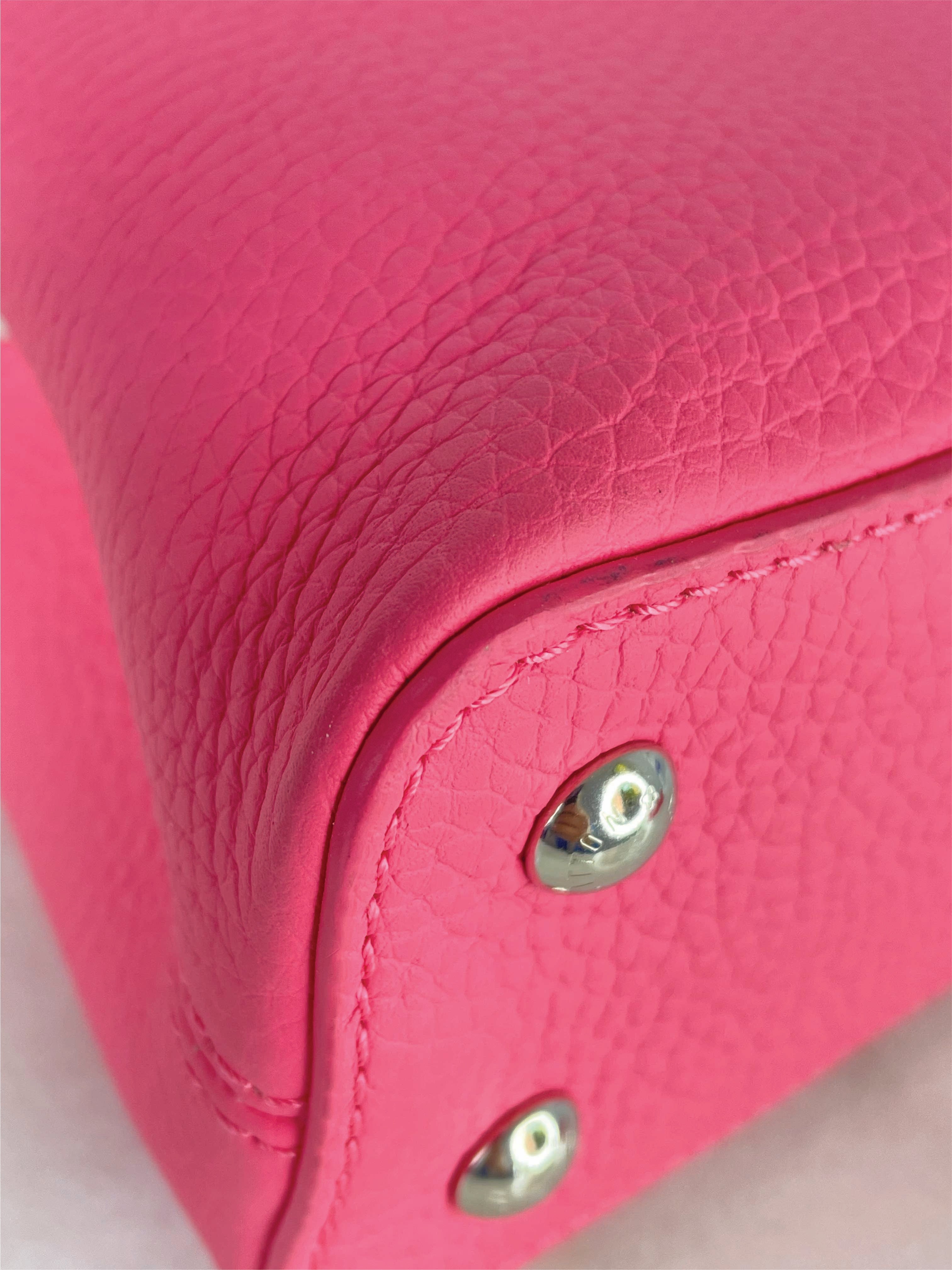 Louis Vuitton Hot Pink Capucines Mini Bag