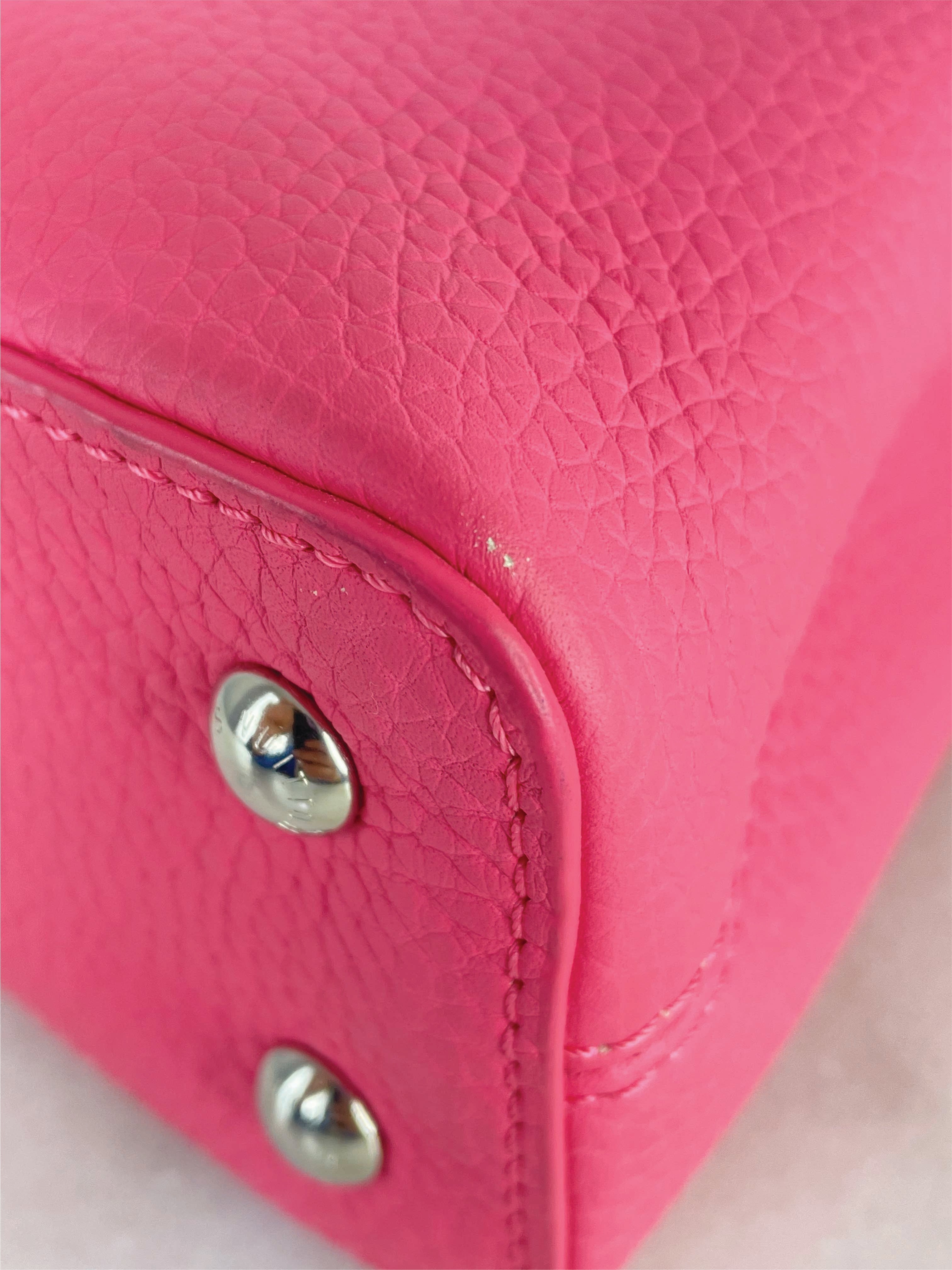 Louis Vuitton Hot Pink Capucines Mini Bag
