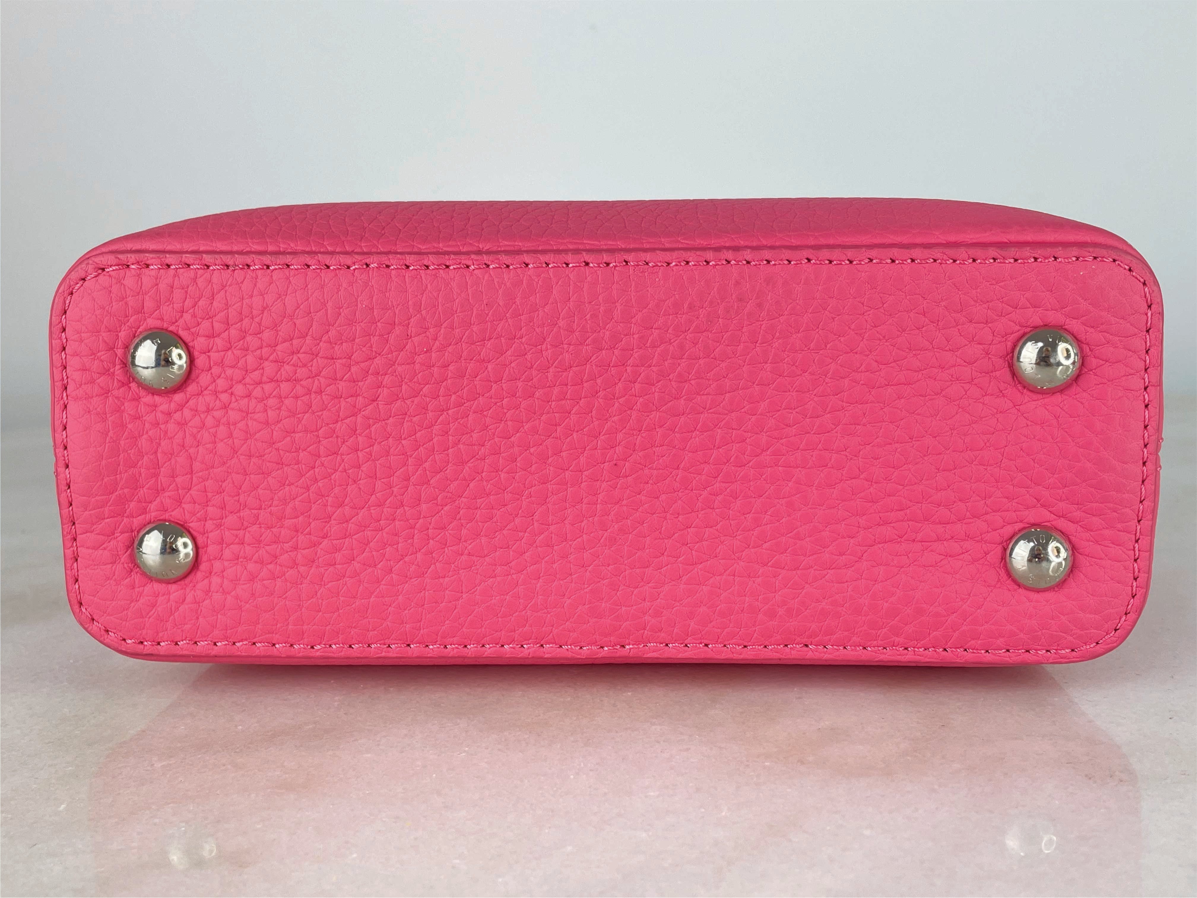 Louis Vuitton Hot Pink Capucines Mini Bag