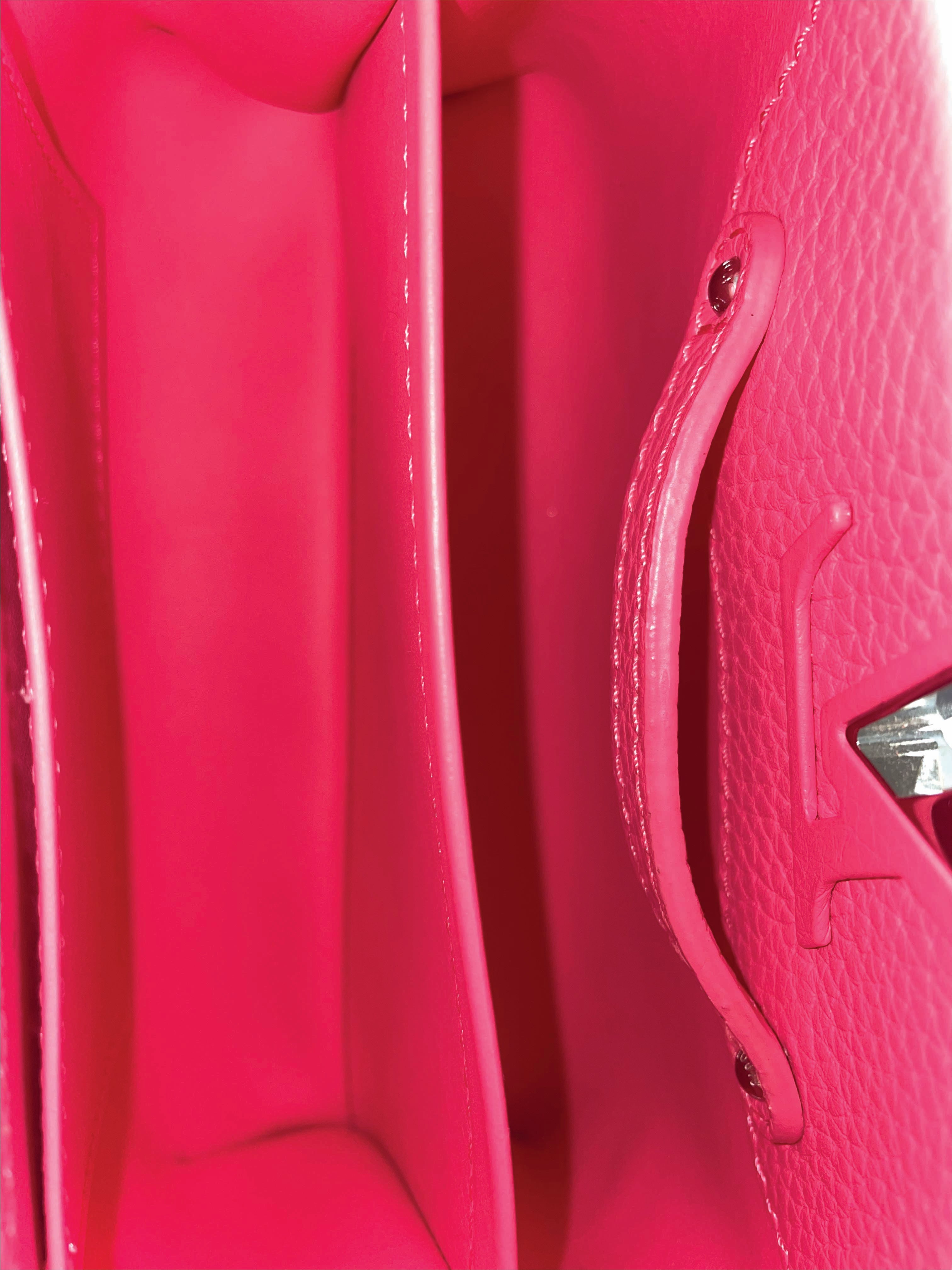Louis Vuitton Hot Pink Capucines Mini Bag