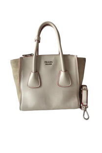 Prada White Twin Pocket Tote Bag-handbag-Prada-The Closet Egypt