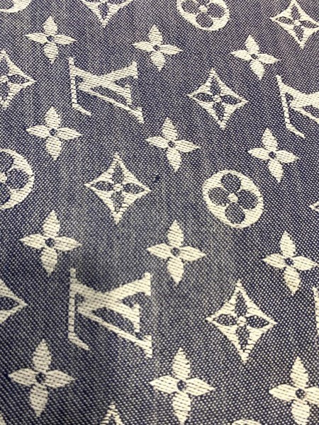 Louis Vuitton Bicolor Monogram Denim Square Shawl-Shawl-Louis Vuitton-The Closet Egypt