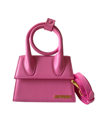 Jacquemus Pink Le Chiquito Noeud Les Classiques Top Handle Bag-handbag-Jacquemus-The Closet Egypt