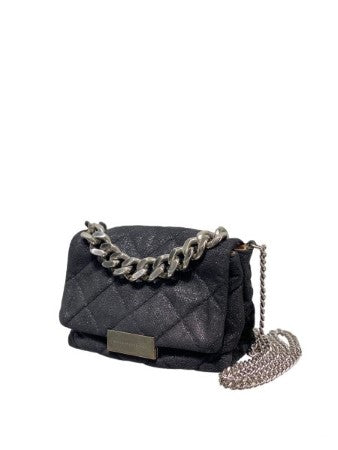 Stella Mccartney Black Soft Becket Quilted Mini Bag-handbag-Stella Mccartney-The Closet Egypt