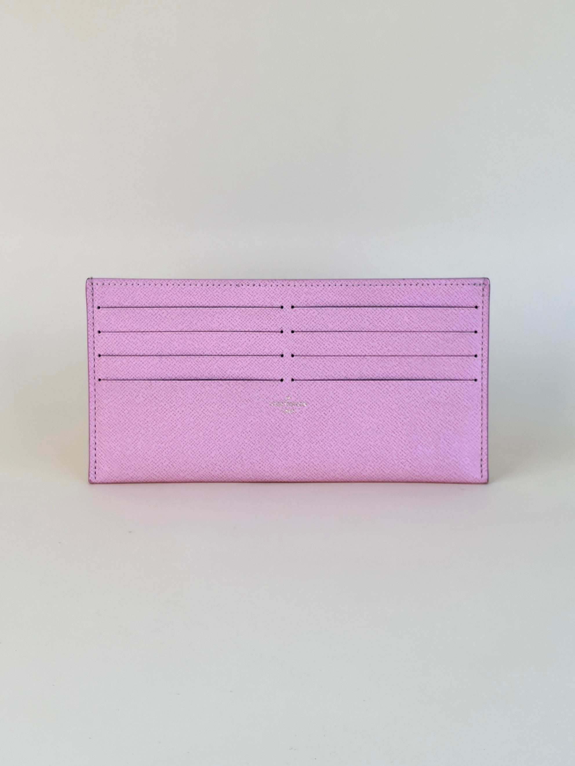 Louis Vuitton Rose Ballerine Felicie Card Holder Insert