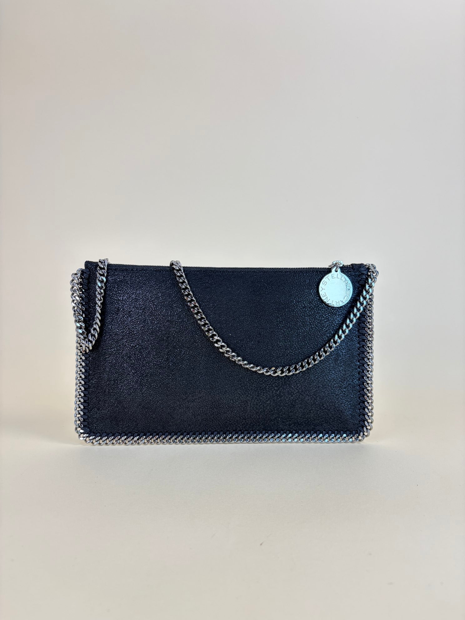 Stella Mccartney Black Falabella Pochette Shoulder Bag