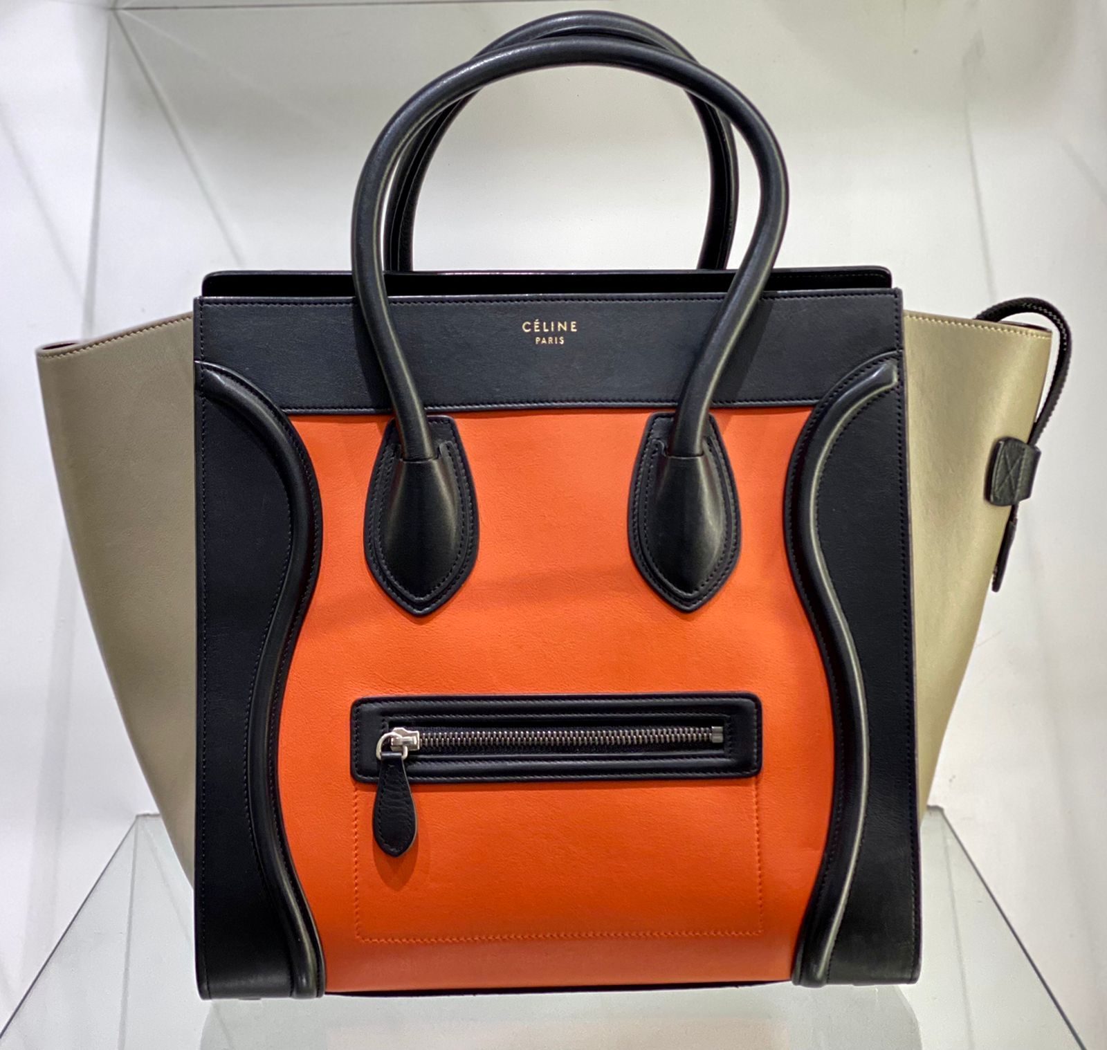 Celine Tricolor Luggage Mini Bag-handbag-Celine-The Closet Egypt
