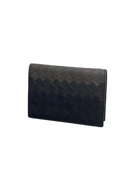 Bottega Veneta Bicolor Wallet with Initials K.A-wallet-Bottega Veneta-The Closet Egypt