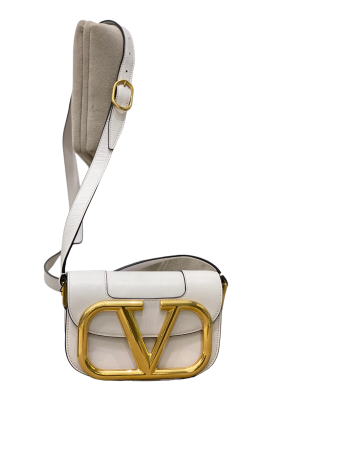 Valentino Off White Super V Crossbody Bag-handbag-Valentino-The Closet Egypt