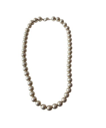 Tiffany & Co Silver Pearl Necklace-Necklaces-Tiffany & Co-The Closet Egypt