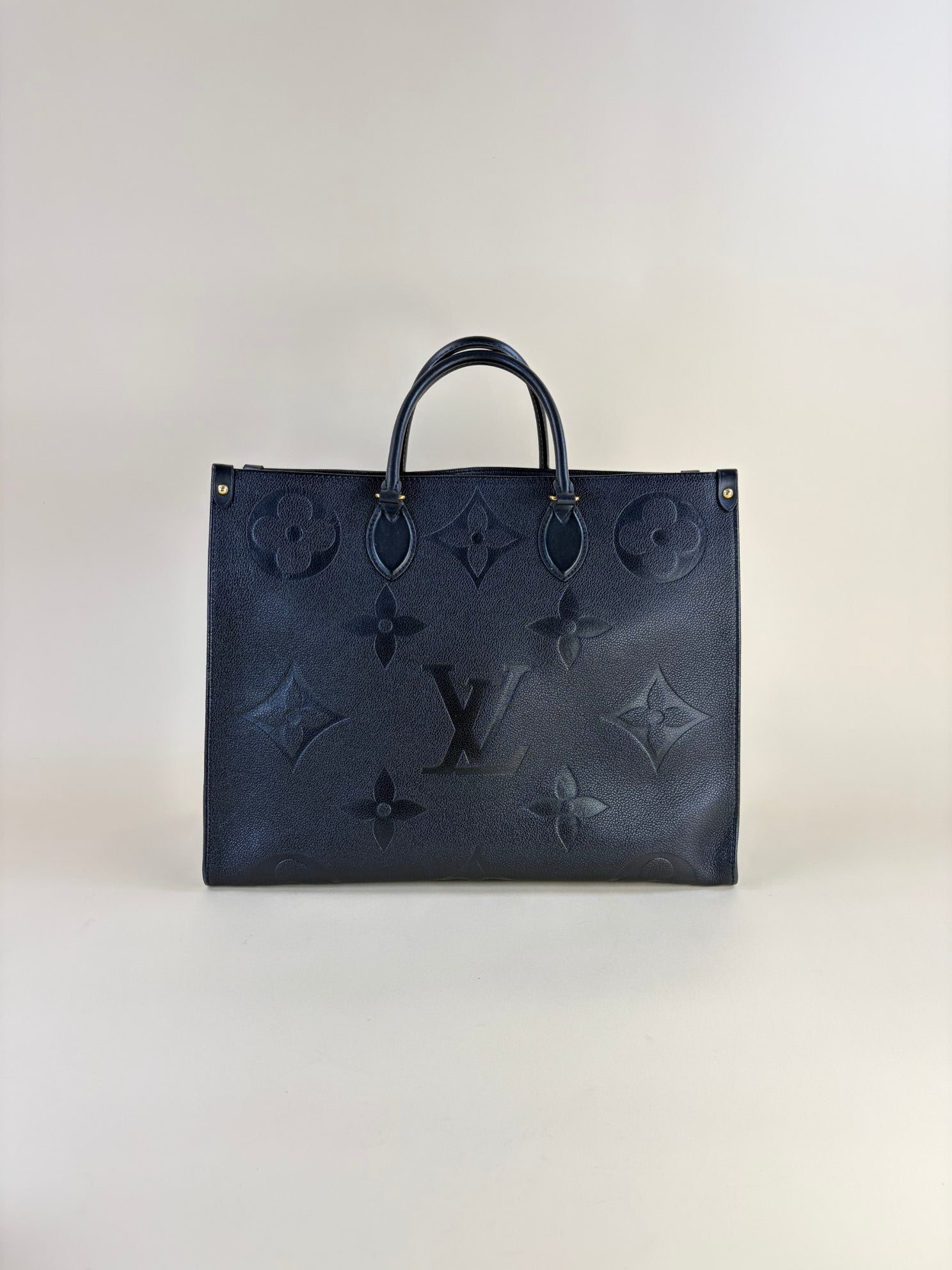 Louis Vuitton Black Monogram empreinte Onthego gm