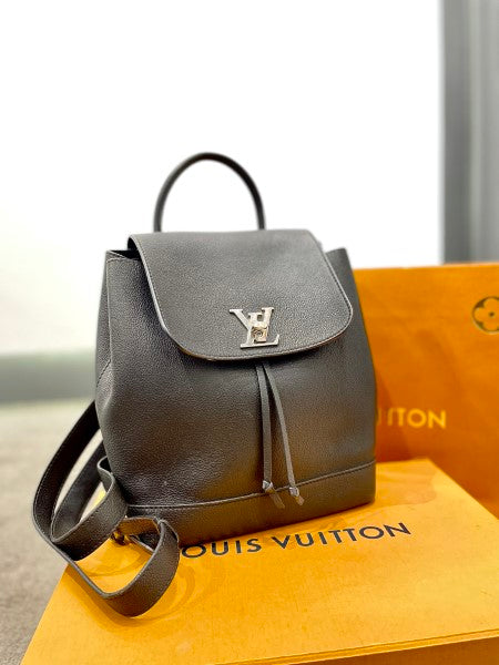 Louis Vuitton Black Lockme Backpack Bag-Backpack-Louis Vuitton-The Closet Egypt