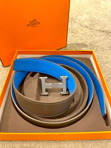 Hermes Bicolor Reversible Belt-Belt-Hermes-The Closet Egypt