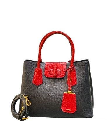 Prada Bicolor Galleria Tote Bag-handbag-Prada-The Closet Egypt