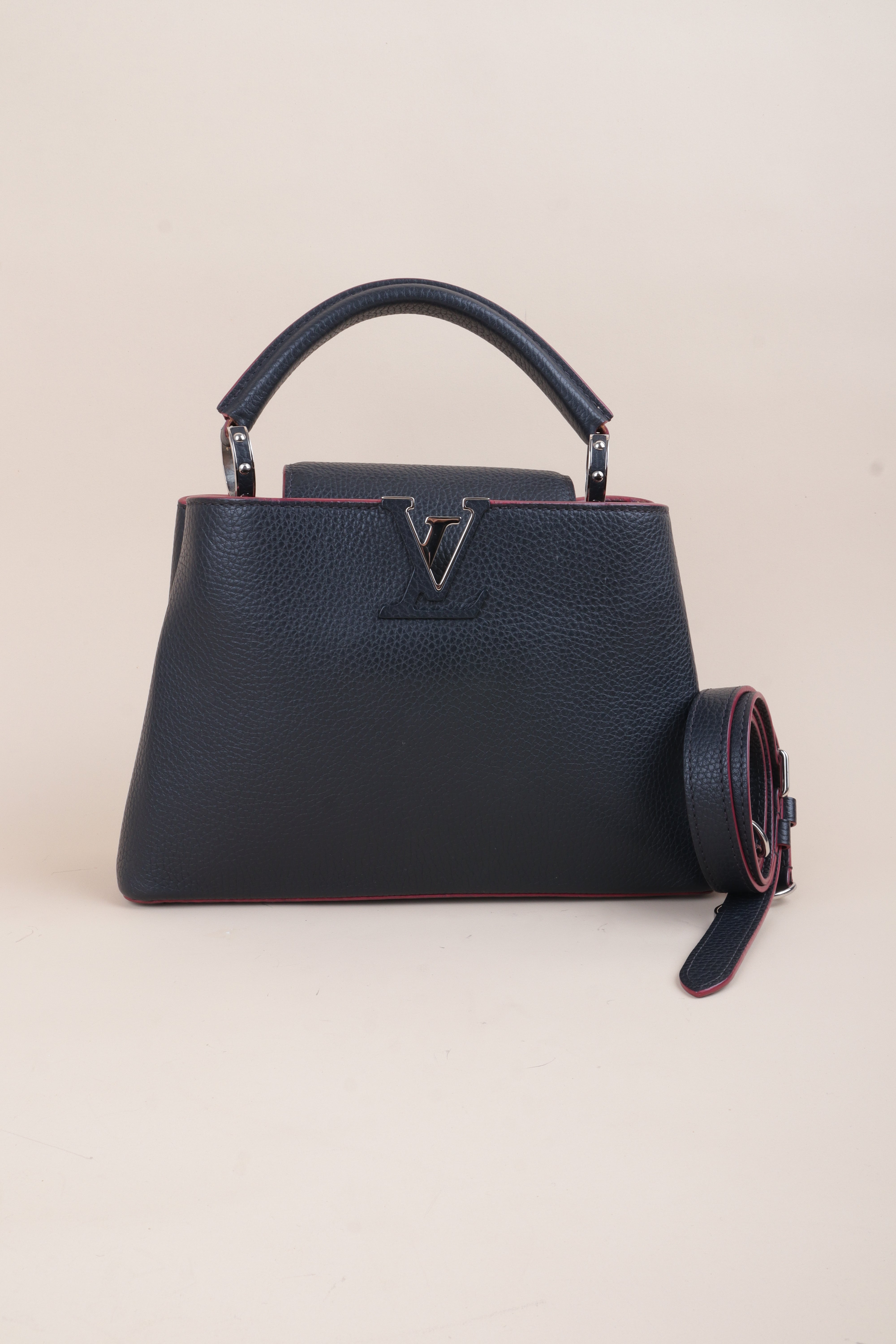 Louis Vuitton Black Capucines Bag