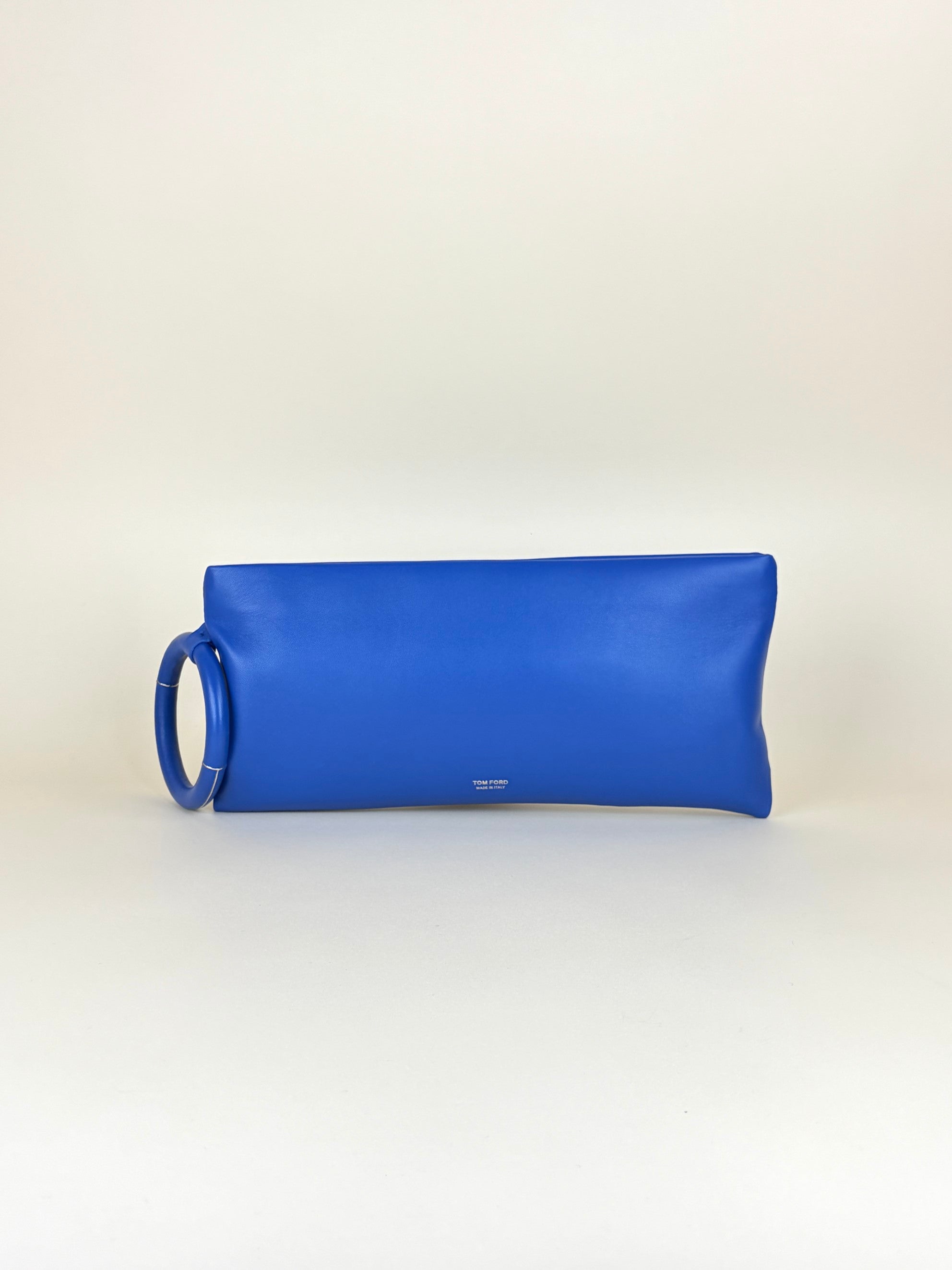 tom ford quartz Nappa leather aura clutch with wristlet