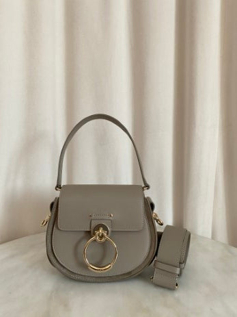 Chloe Grey Tess small Top Handle Bag-handbag-Chloe-The Closet Egypt