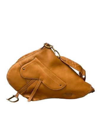 Christian Dior Camel Saddle Crossbody Bag-handbag-Christian Dior-The Closet Egypt