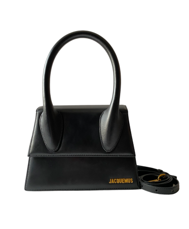 Jacquemus Black Top Handle Bag-handbag-Jacquemus-The Closet Egypt