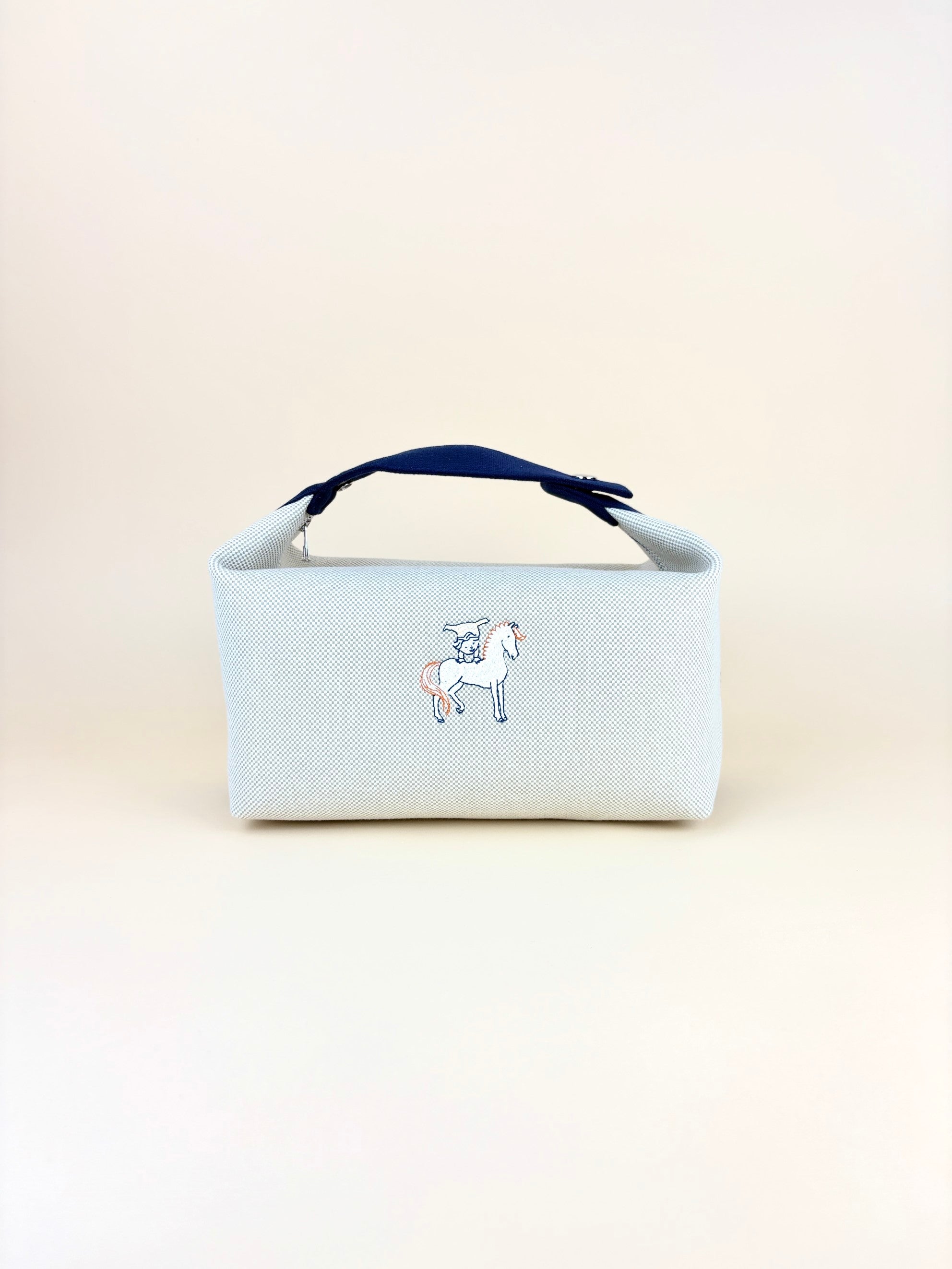 Hermes gris Perle Bride-A Brac cabriole large model pouch