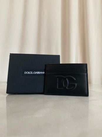Dolce & Gabbana Black DG Card Holder-Card Holder-Dolce & Gabbana-The Closet Egypt
