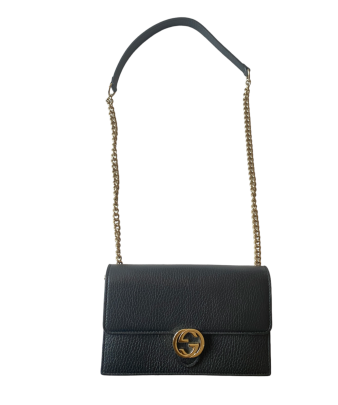 Gucci Black Interlocking WOC-Wallet Chain-Gucci-The Closet Egypt
