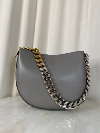 Stella Mccartney Grey Frayme Bag-handbag-Stella Mccartney-The Closet Egypt