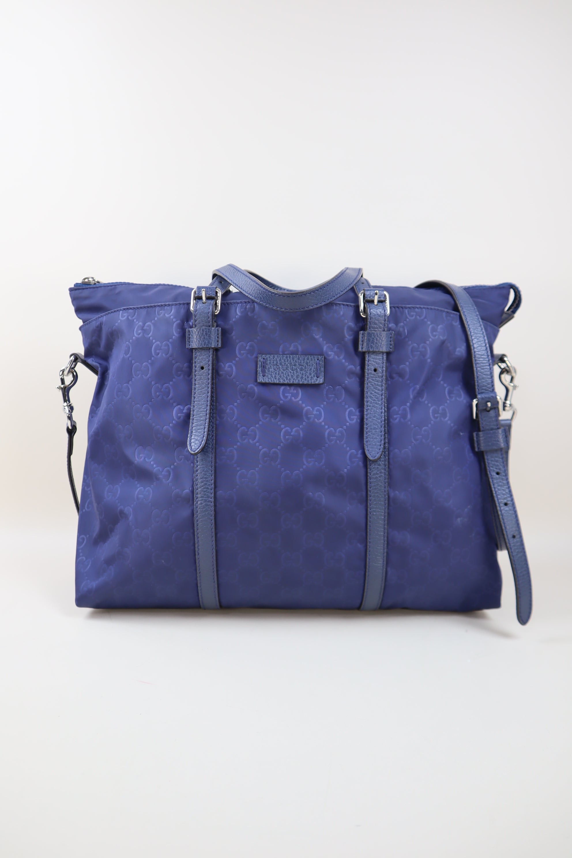 Gucci Blue Tote Bag