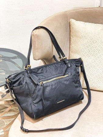 Burberry Black Nylon Shoulder Bag-handbag-Burberry-The Closet Egypt