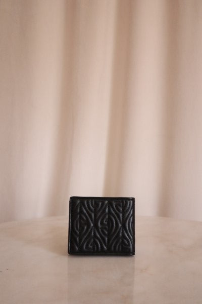 Gucci Black Rhombus Quilted Wallet-wallet-Gucci-The Closet Egypt